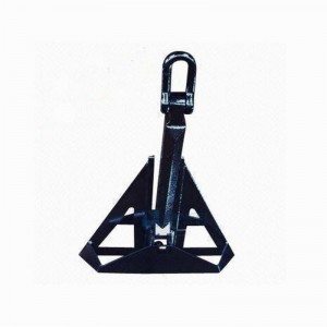 Delta Flipper Anchor Zwart